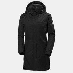 Helly Hansen Aden Insulated Rain Coat Size Large Black